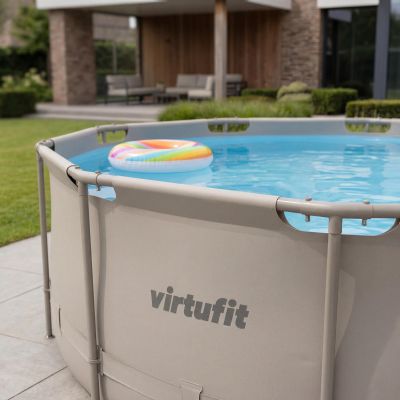 14. VIRTUFIT OKRĄGŁY BASEN 366 CM Z POMPĄ FILTRUJĄCĄ BEŻOWY