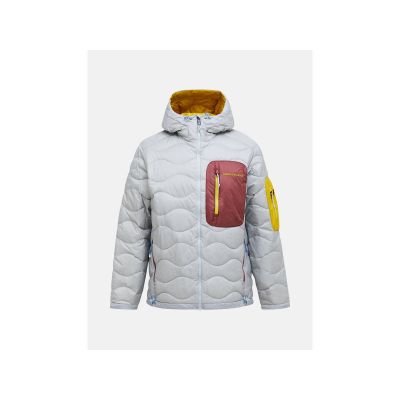 Kurtka puchowa męska PEAK PERFORMANCE M Helium Utility Down Hood Jacket kolor szary