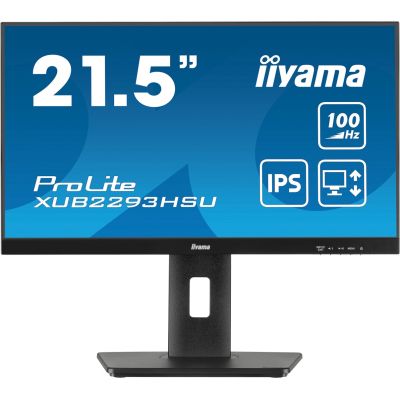 2. Iiyama Display 22 XUB2293HSU-B7 IPS - Płaski Ekran - 54.6 cm