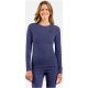 2. Bielizna termoaktywna z długim rękawem Odlo BL TOP crew neck l/s ACTIVE WARM roz. M Niebieska