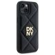4. Etui DKNY Quilted Stack Logo na iPhone 14 - czarne