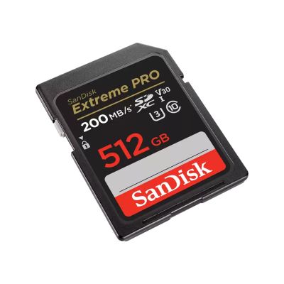 2. SANDISK EXTREME PRO SDXC 512GB 200/140 MB/s A2
