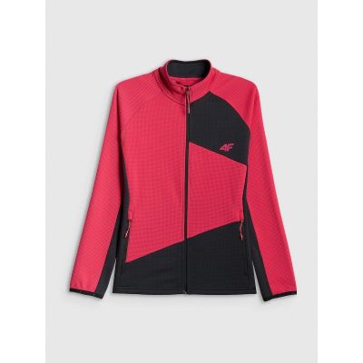 7. Bluza trekkingowa slim bez kaptura damska 4F 4FRSS26TFSWF0986-20S