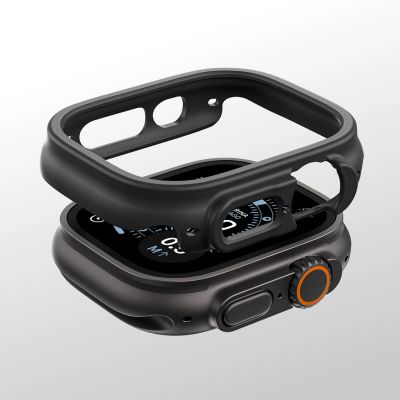10. Etui ochronne AMAZINGTHING Minimal na Apple Watch UItra 3 49 mm - czarne