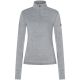 3. Longsleeve termoaktywny damski SUPER.NATURAL W TUNDRA175 ZIP 1/4 szary