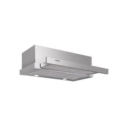 6. Kaptur CATA | PRZEDŁUŻACZ 600 | Teleskopowy | Klasa efektywności energetycznej C | Szerokość 60 cm | 390 m3/h | Mechaniczny | WYŚWIETLACZ EKOLOGICZNY | Stal nierdzewna