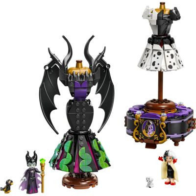 9. LEGO DISNEY CLASSIC 43262 Suknie Diaboliny i Cruelli de Mon