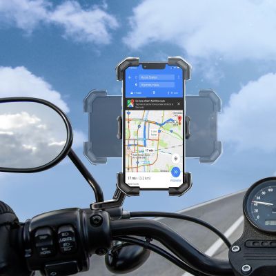 5. Joyroom uchwyt na telefon do motocykla czarny (JR-ZS288-m)