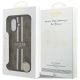 8. Etui Guess 4G Printed Stripes MagSafe na iPhone 17 - brązowe
