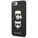 2. Etui Karl Lagerfeld Saffiano Karl&Choupette Head na iPhone 7 Plus / iPhone 8 Plus - czarne