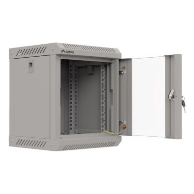 6. Lanberg WF11-3306-10S stojak 6U Szafa wisząca Szary