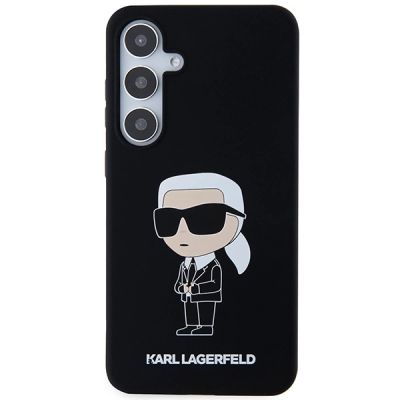 3. Etui Karl Lagerfeld Silicone Ikonik na Samsung Galaxy S24+ - czarne