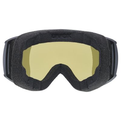 3. Uvex 5501922130 gogle do sportów zimowych Czarny Unisex Lustro Soczewka sferyczna