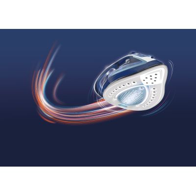 6. Tefal EasyGliss Plus FV5735 żelazko Żelazko suche i parowe Stopa Durilium 2500 W Niebieski, Biały