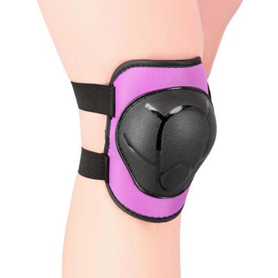 13. Ochraniacze zestaw Nils Extreme FIOLETOWE rozmiar M H110