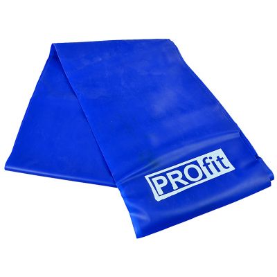 3. GUMA FITNESS PROFIT LONG MEDIUM 200x15x0,45cm niebieska  DK 2227