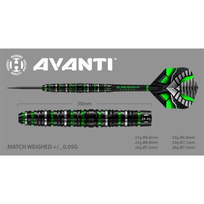 3. Rzutki Harrows Avanti 90% Steeltip HS-TNK-000016023