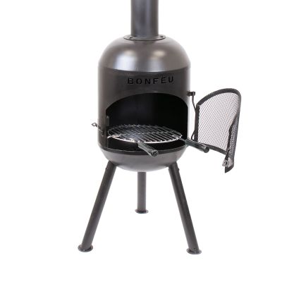 6. Kominek ogrodowy Bonfeu Bonsolo czarny 3401