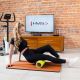 5. Mata fitness klubowa z otworami  HMS Premium MFK01 Orange-Black