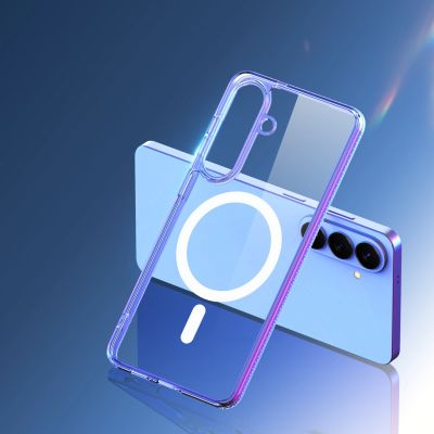 11. Etui Dux Ducis Clin Mag kompatybilne z MagSafe na Samsung Galaxy S26 Plus - przezroczyste