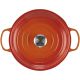 3. Garnek okrągły Le Creuset Gourmet Professional 30cm piekarnik czerwony
