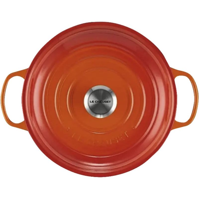 3. Garnek okrągły Le Creuset Gourmet Professional 30cm piekarnik czerwony
