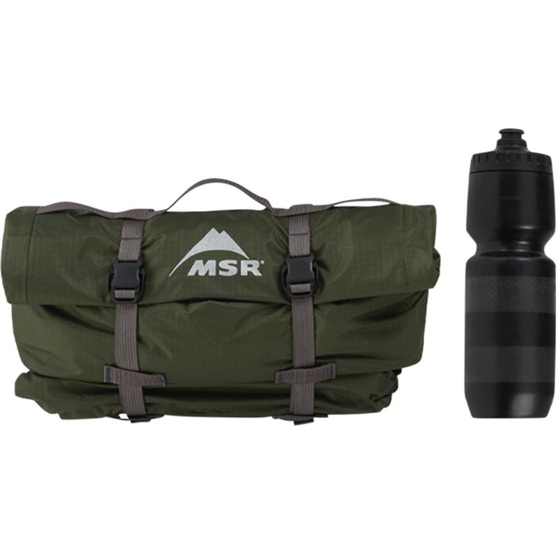 11. MSR Hubba Hubba Bikepack 2 os. Zielony, Czerwony, Biały Namiot trójkątny