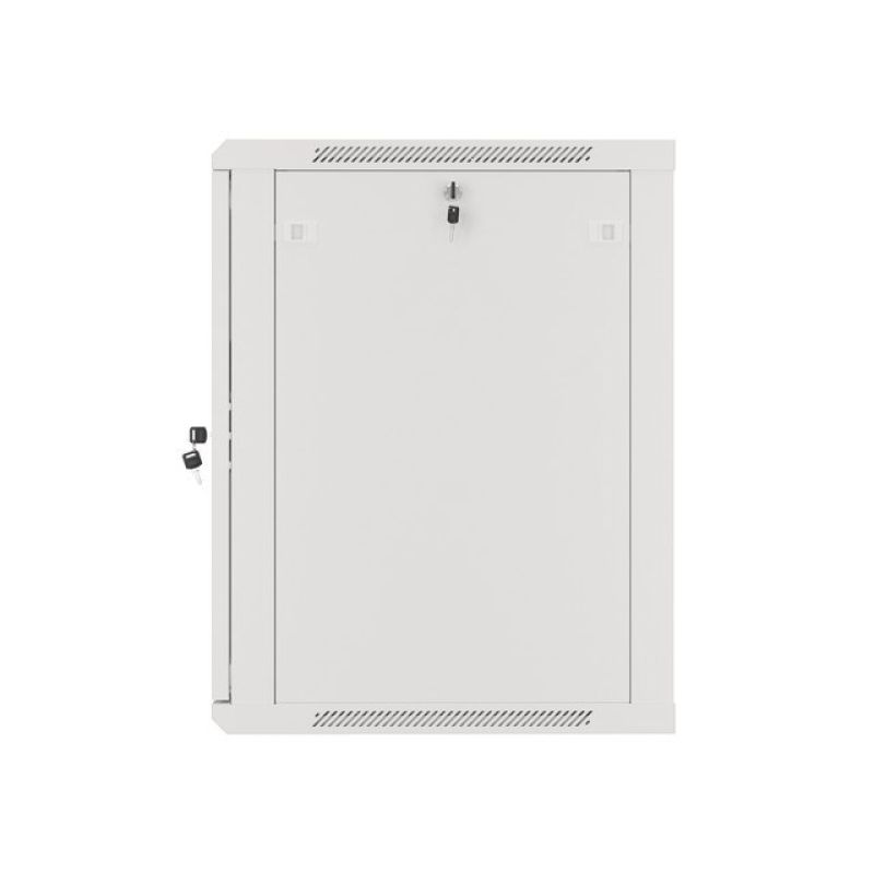 5. Szafa rack Lanberg WF01-6615-10S (15U; 769mm / 600mm / 600 mm; wisząca; Szklane; 19''; kolor szary)