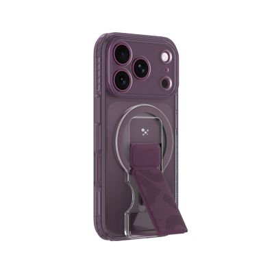 2. Etui AMAZINGTHING Titan Pro Lens Stand Set na iPhone 18 Pro Max z uchwytem magnetycznym i podstawką kompatybilne z MagSafe - fioletowe