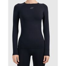 Bezszwowa bielizna narciarska, termoaktywna, z wykończeniem szybkoschnącym - longsleeve damski 4F 4FWAW26USEAF326-20S