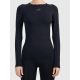 Bezszwowa bielizna narciarska, termoaktywna, z wykończeniem szybkoschnącym - longsleeve damski 4F 4FWAW26USEAF326-20S