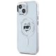 2. Etui Karl Lagerfeld IML Metal Choupette Head MagSafe na iPhone 15 Plus - białe