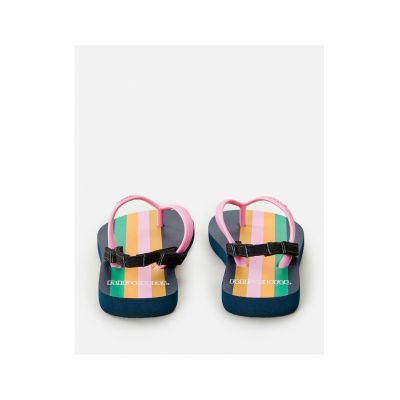 8. Japonki dziewczęce RIP CURL Surf Revival Stripe Girl niebieski
