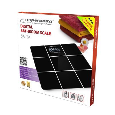 5. Waga łazienkowa Esperanza Salsa EBS004 (kolor czarny)