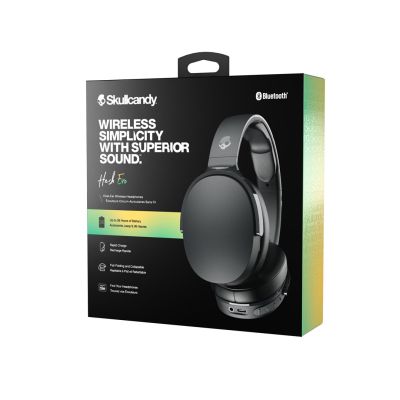 5. Słuchawki bezprzewodowe nauszne SKULLCANDY Hesh Evo S6HVW-N740 Czarne