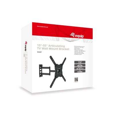 6. Equip 650407 uchwyt do telewizorów 139,7 cm (55") Czarny