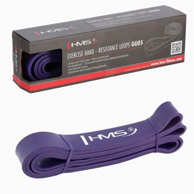 7. Guma do ćwiczeń HMS PURPLE GU05 32x4,5x2080 mm