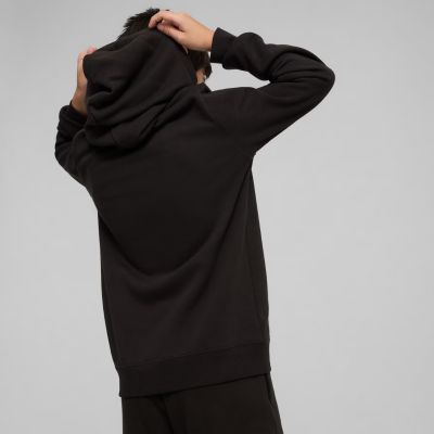 4. Bluza dla dzieci Puma ESS No.1 Logo Hoodie czarna 684909 01