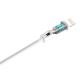 3. Dudao przewód kabel USB / Lightning 2.4A 1m biały (L4L 1m white)