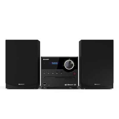 8. Sharp XL-B517D(BK) Mikrosystem Hi-Fi, CD/FM/USB/Bluetooth v5.0, Wejście Aux, 45W, Czarny Sharp | Mikrosystem Hi-Fi | XL-B517D(BK) | Gniazdo USB | Wejście AUX | Łączność Bluetooth | Odtwarzacz CD | Czarny | Radio FM | Połączenie bezprzewodowe