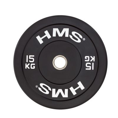 27. Talerz olimpijski HMS BLACK BUMPER 15 kg BBR15 