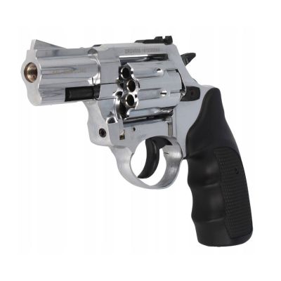 5. Rewolwer hukowy alarmowo sygnałowy ZORAKI R1-K6L BAS lufa 2,5" kal. .22 Long Blank chrom błysk (R1256MNP-BAS)
