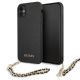 Etui Guess Saffiano Chain na iPhone 11 6,1" / Xr - czarne