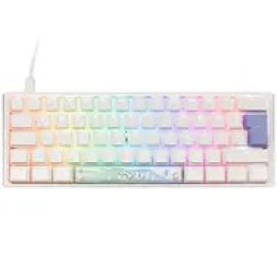 11. Ducky One 3 Mini Pure White klawiatura Gaming USB Niemiecki Biały