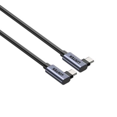 2. UNITEK KABEL USB-C KĄTOWY 90°/90° PD 100W M/M 1M
