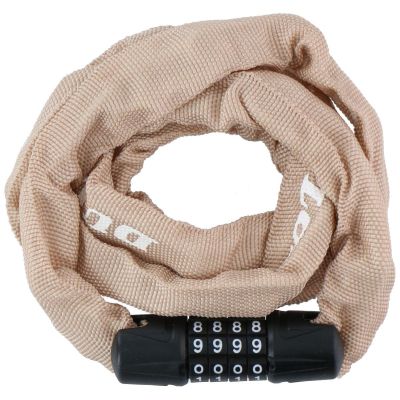 2. ZAPIĘCIE ROWEROWE DUNLOP ŁAŃCUCH NA SZYFR DŁ.120CM - BEŻ