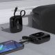 4. Powerbank Dudao K32 22,5W 10000 mAh z wbudowanym kablem USB-C/Lightning - czarny