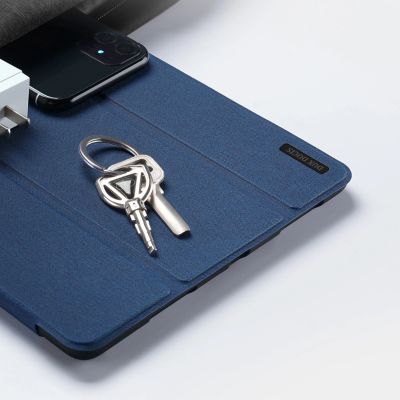6. Etui Dux Ducis Domo z klapką i smart sleep na Xiaomi Pad 6 / 6 Pro - niebieskie