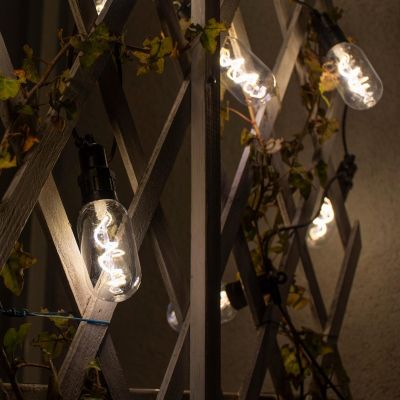 6. PARTY LIGHT GIRLANDA ZEWNĘTRZNA 12 ŻARÓWEK 12LED SPIRALNYCH 6,3M 230V