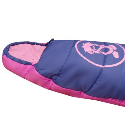 3. Śpiwór Trollkids Femund 3in1 malwowy różowy/fioletowy niebieski/dzika róża (695-242)